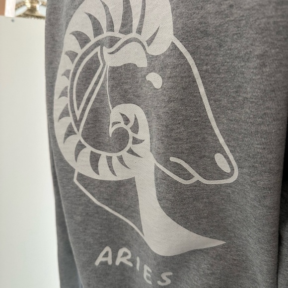 Good American Heather Gray Sweatshirt - Picture 3 of 9